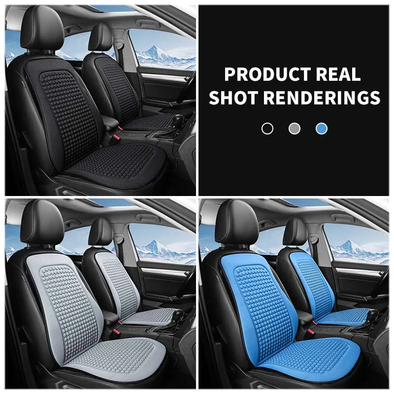 YNQP Coprisedile Auto 3D Traspirante In Seta Di Ghiaccio - Per Nissan Qashqai J12 (2020-2025), Set Anteriore Nero