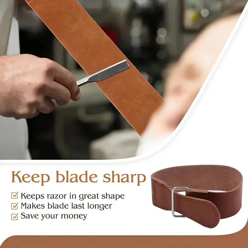 

1pcs Dangdao Cloth-Sharpening Razor Cowhide Strop Cloth-Sharpening Accessories Barbering Razor Accessories