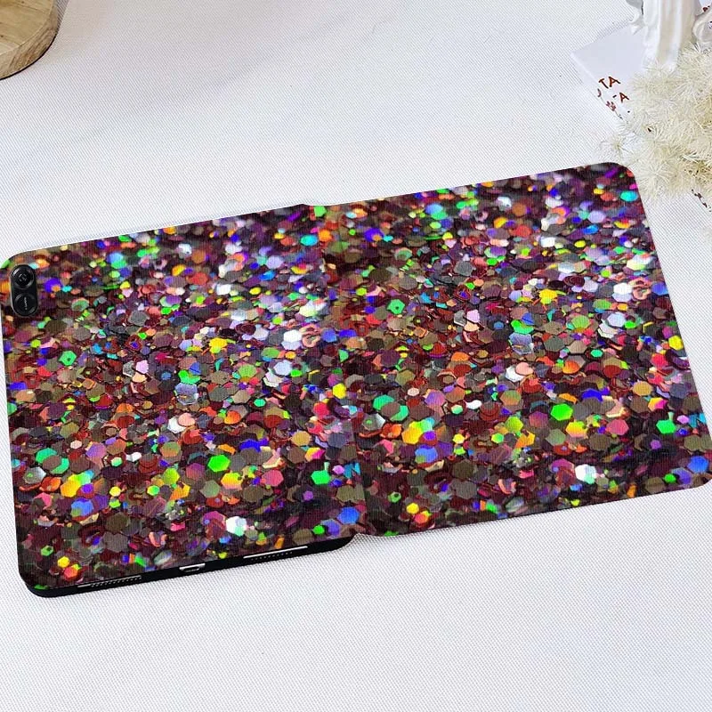 Sparkling pattern design For Huawei MatePad M5 T5 SE 11 Pro Honor Tab 5 V7 V8 X9 GT 10.1 10.8 Inch Tablet Case
