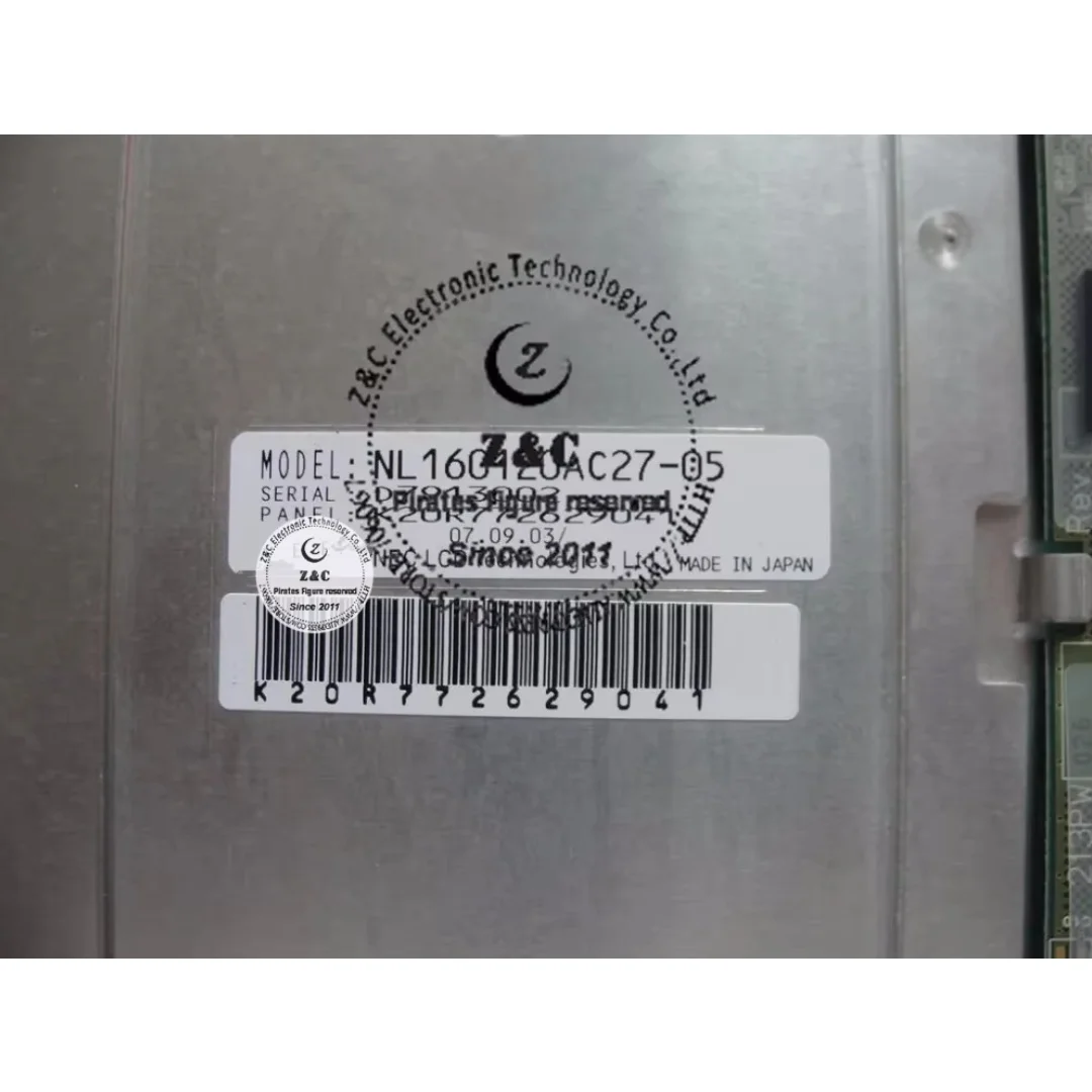 NL160120AC27-05 original grade A+ 21.3 Inch LCD screen for medical industrial equipment LCD
