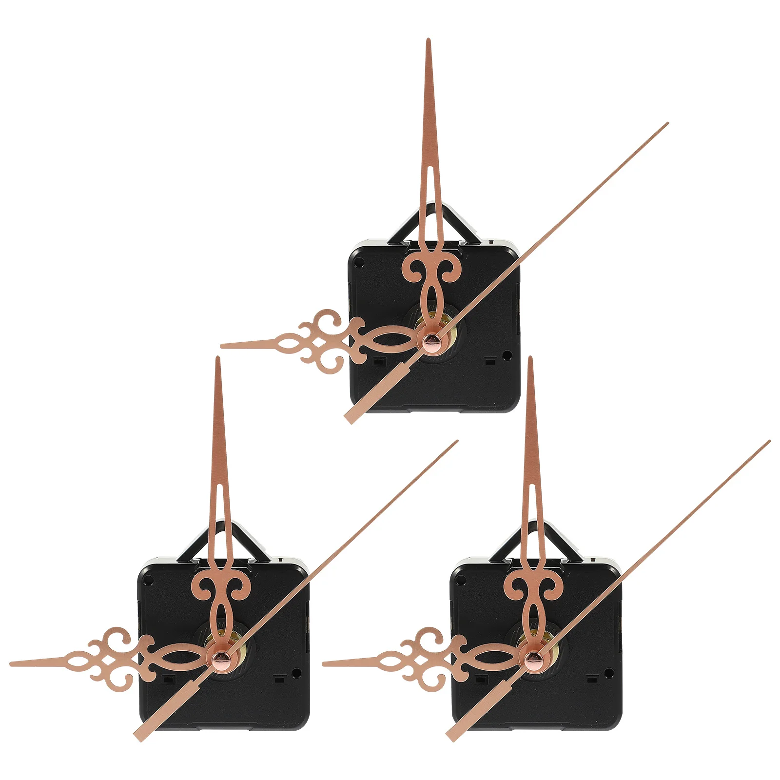 

3Sets Quartz Clock Movements Durable Wear-Resistant Replacement Kit for Household Decorative Clock Mechanism Silent Core