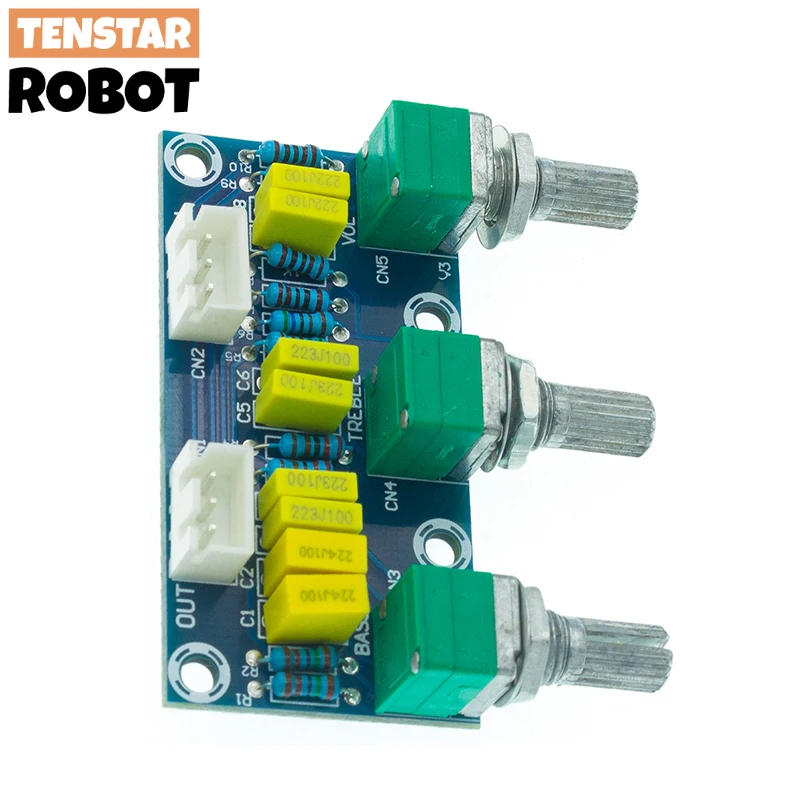 XH-M802 scheda tono passivo amplificatore modulo di potenza preamplificatore bassa regolazione del suono elevata scheda PCB elettronica fai da te