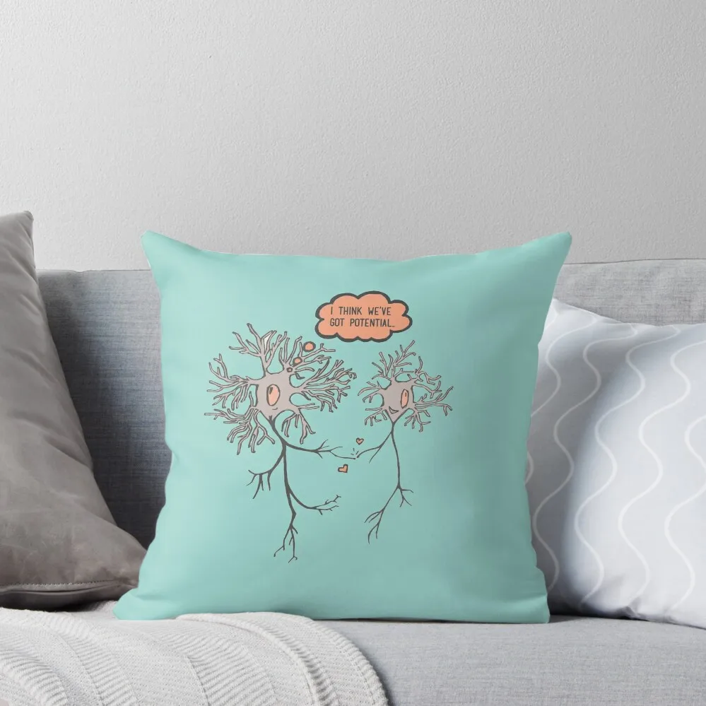 I Think We've Got Potential Throw Pillow Throw Pillow Christmas Cushion For Home Couch Cushions Cushion Cover For Sofa pillow