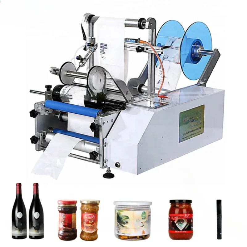 Hot Selling Semi-automatic Labeling Machine Self-adhesive Labeling Machine Automatic Wine Bottle Labeling Machine