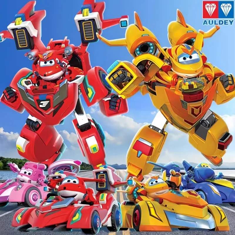 ダブルダイヤモンド スーパーフライングヒーロー おもちゃ 子供用セット フルセット 大型 レディシャ ゴールデンボーイ 変身ロボット