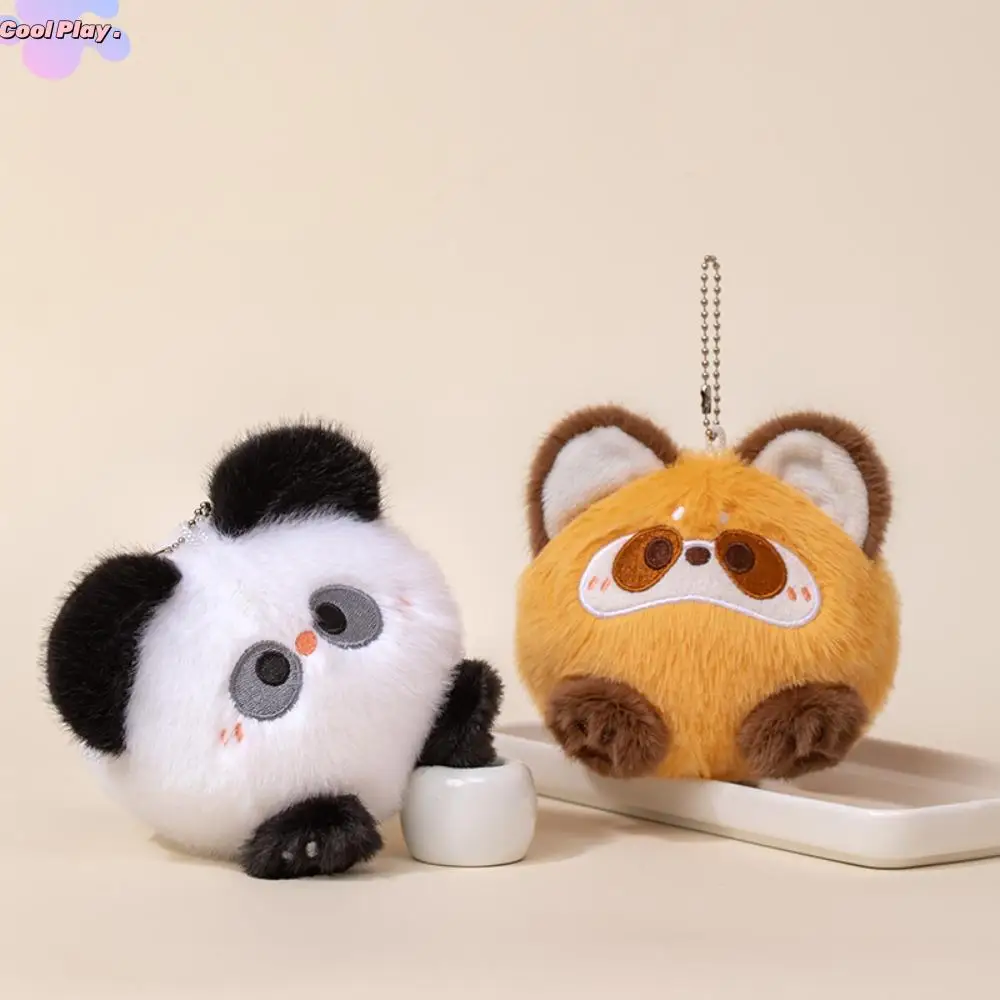 

Butter Bear Animal Plush Toy Keychain Panda Stuffed Animal Doll Pendant 12cm Cartoon Puppy Plush Keyring Kids Toy