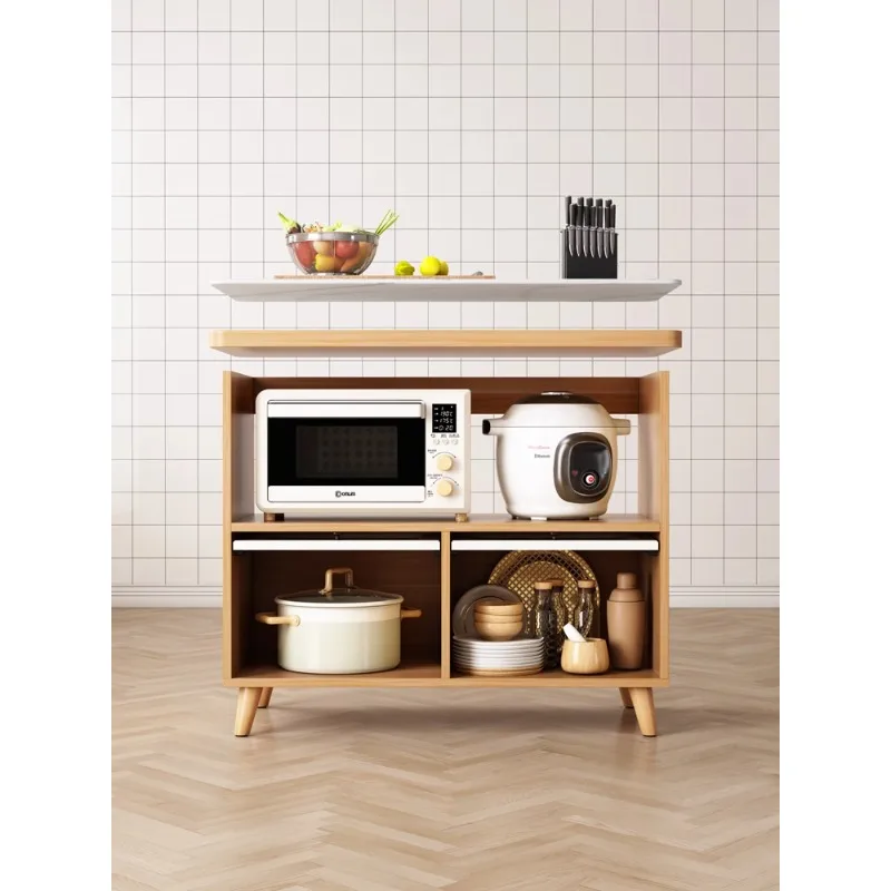 

Multifunctional Microwave Oven, Kitchen Shelves, Rock Cutting Tables, Floor Standing, Household