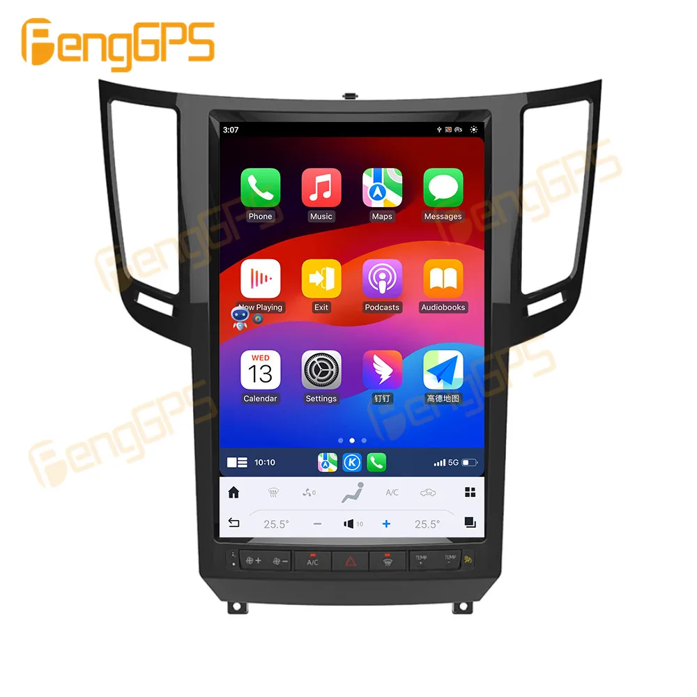 

14 inch Qualcomm large screen For Infiniti QX70 2013-2019 Multimedia Stereo Player Android12 CarPlay Video DVD Screen Navigation