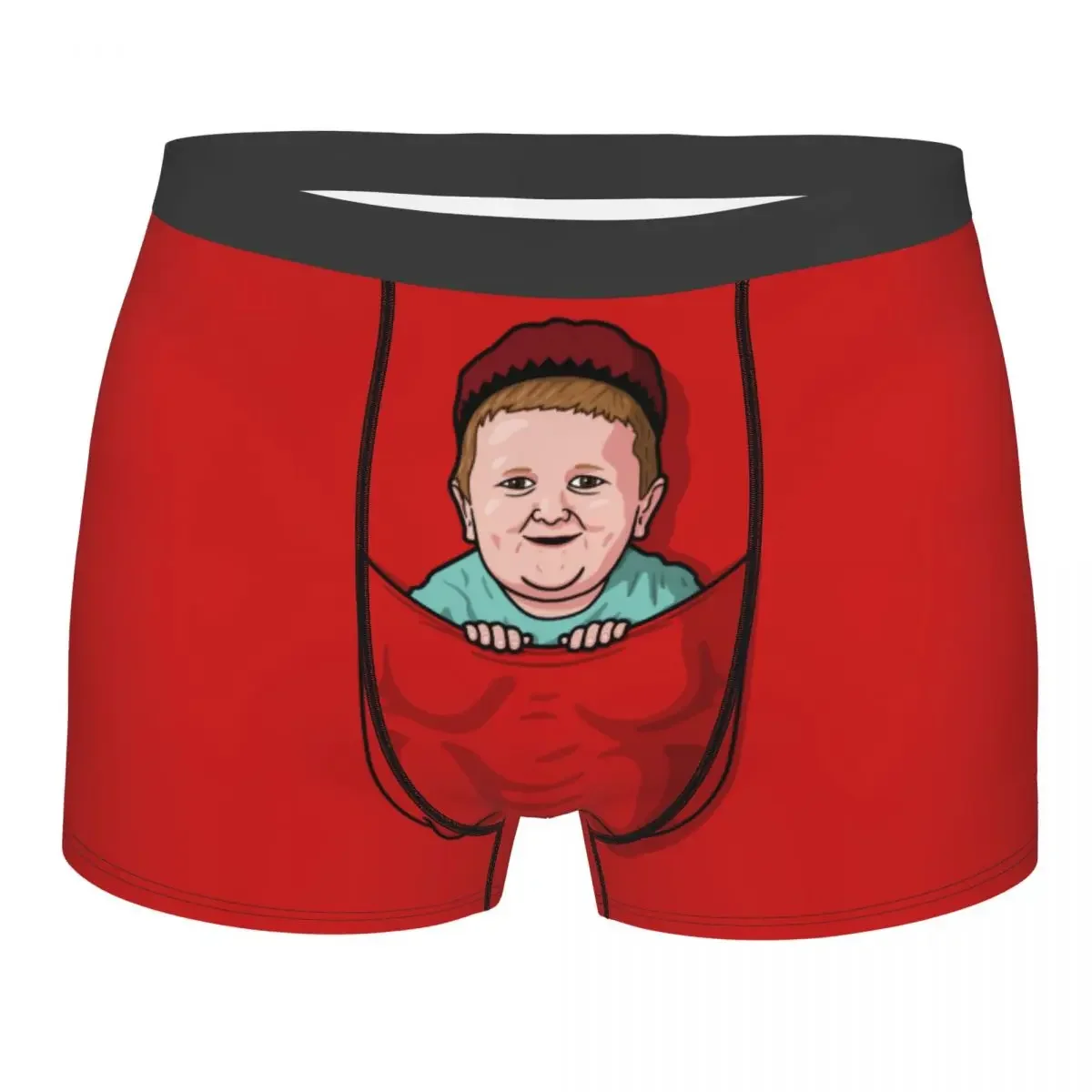 Custom Fashion Hasbulla Magomedov Pocket Boxers Shorts Panties Men's Underpants Stretch Hasbullah Smile Briefs Underwear