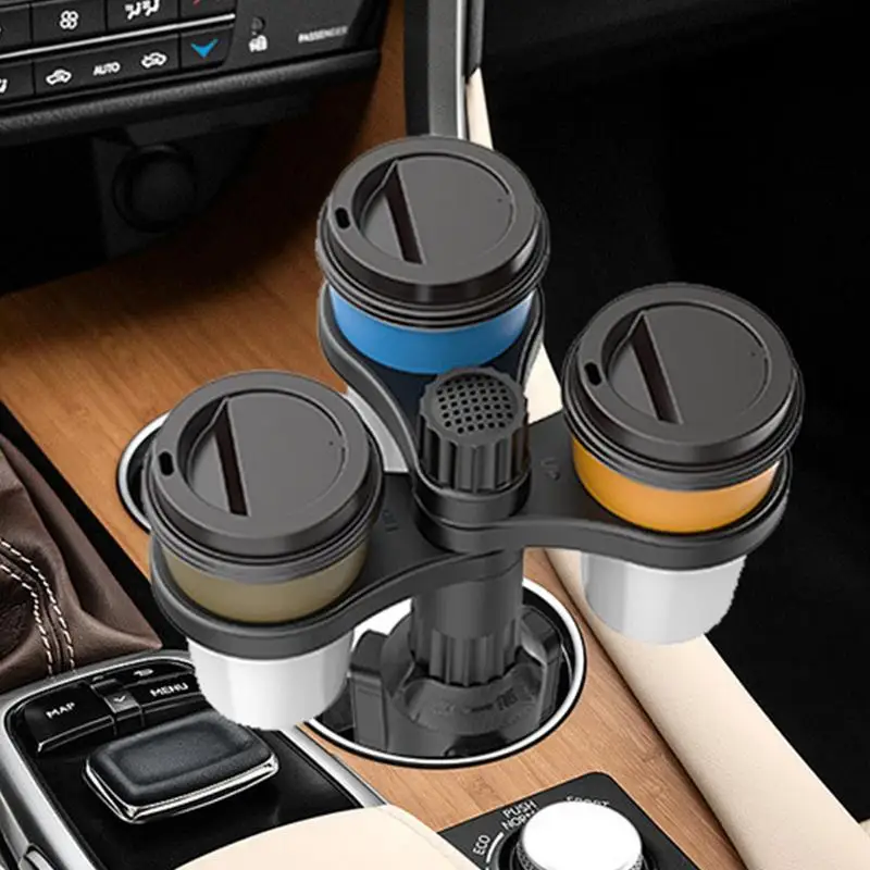 Car Cup Holder Adjustable Car Cup Holder Expander Adapter 3 In 1 Multifunctional Cup Mount Extender Sturdy Cupholder for travel