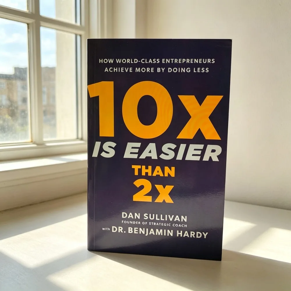 10x Is Easier Than 2x D. Sullivan English Entrepreneur Paperback 10x Growth & Productivity Guide Free Shipping