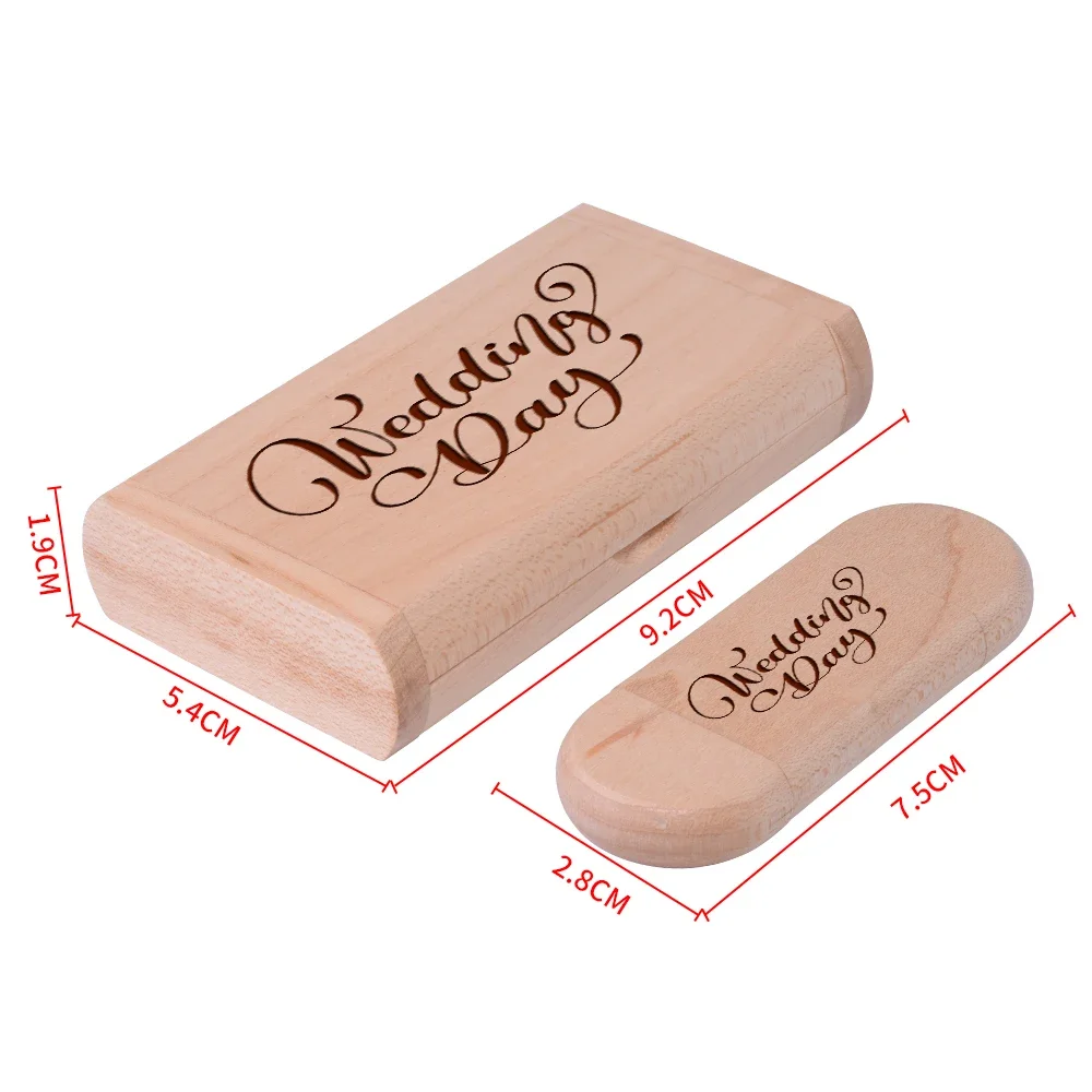 NEW Wooden OTG TYPE-C High Speed USB Stick 128GB USB Flash Drives 64GB Memory Stick 32GB Wooden Box Gift Pen Drive Wedding Gift