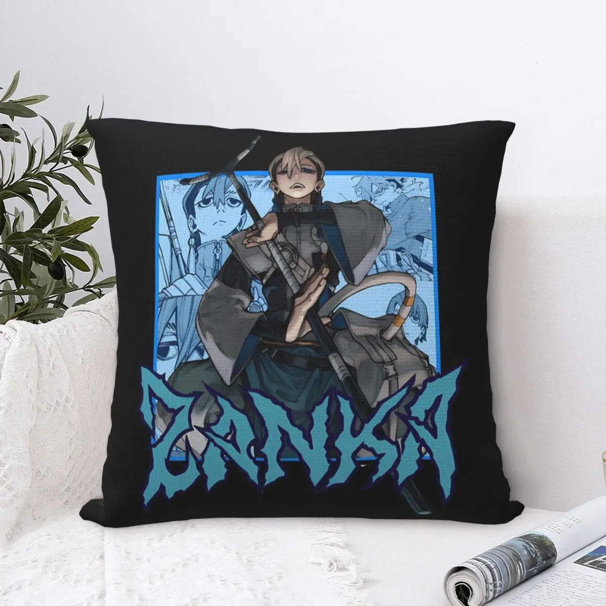 Zanka Gachiakuta Anime Pillowcase Double-sided Printing Polyester Cushion Cover Decorative Throw Pillow Case Cover Home Square