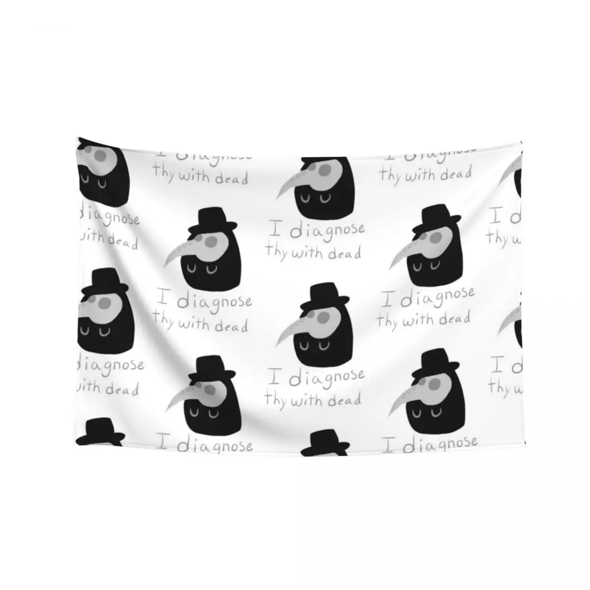 

Plague Doctor Tapestry Wall Carpet Room Decor Korean Style Funny Tapestry