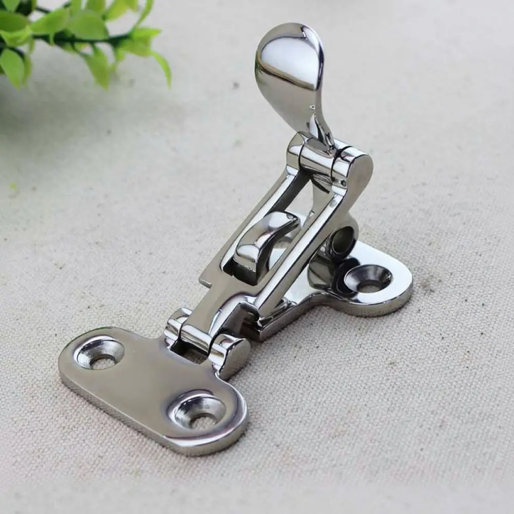 316 Stainless Steel Over Center Latch For Z W Boat Yacht Rv Cabinet Door Hasp Hardware Secure Metal Fastener Fitting