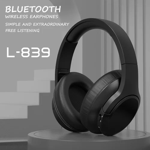 Imagen 1 del producto LDON L839 Auriculares Bluetooth 5,3 Auriculares plegables para juegos Auriculares deportivos con micrófono Auriculares de música