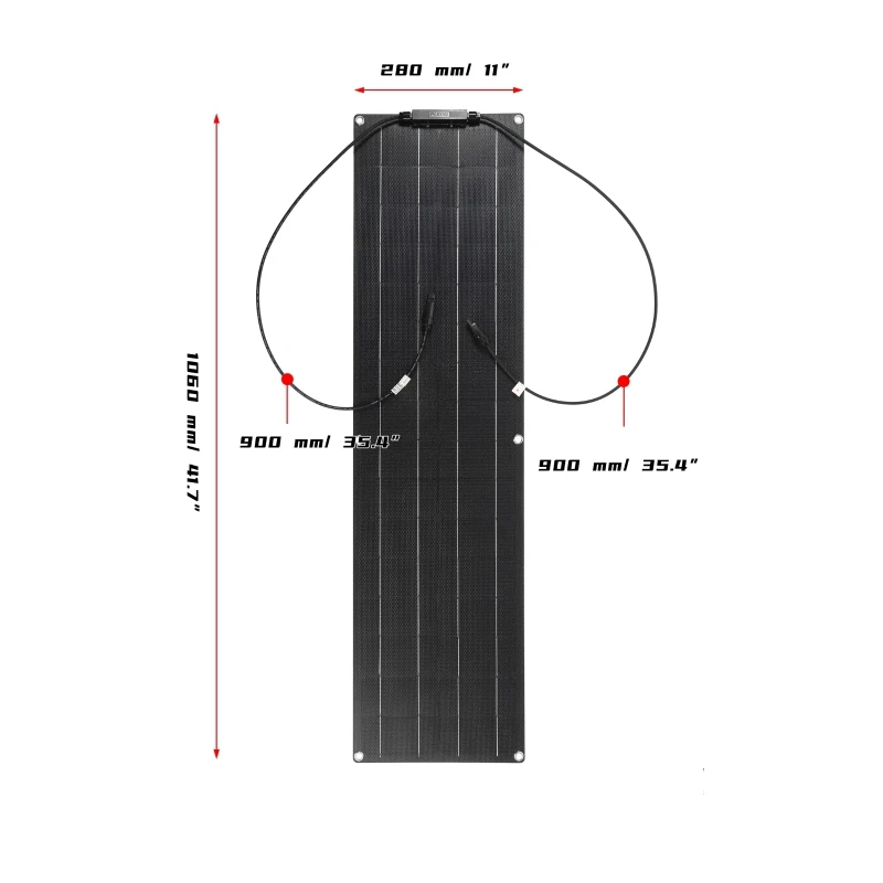 Solar Panel 300W 600W 18V Flexible Solar Cell Energy Charger Power Bank for Outdoor Camping Yacht Motorhome Car RV Boat