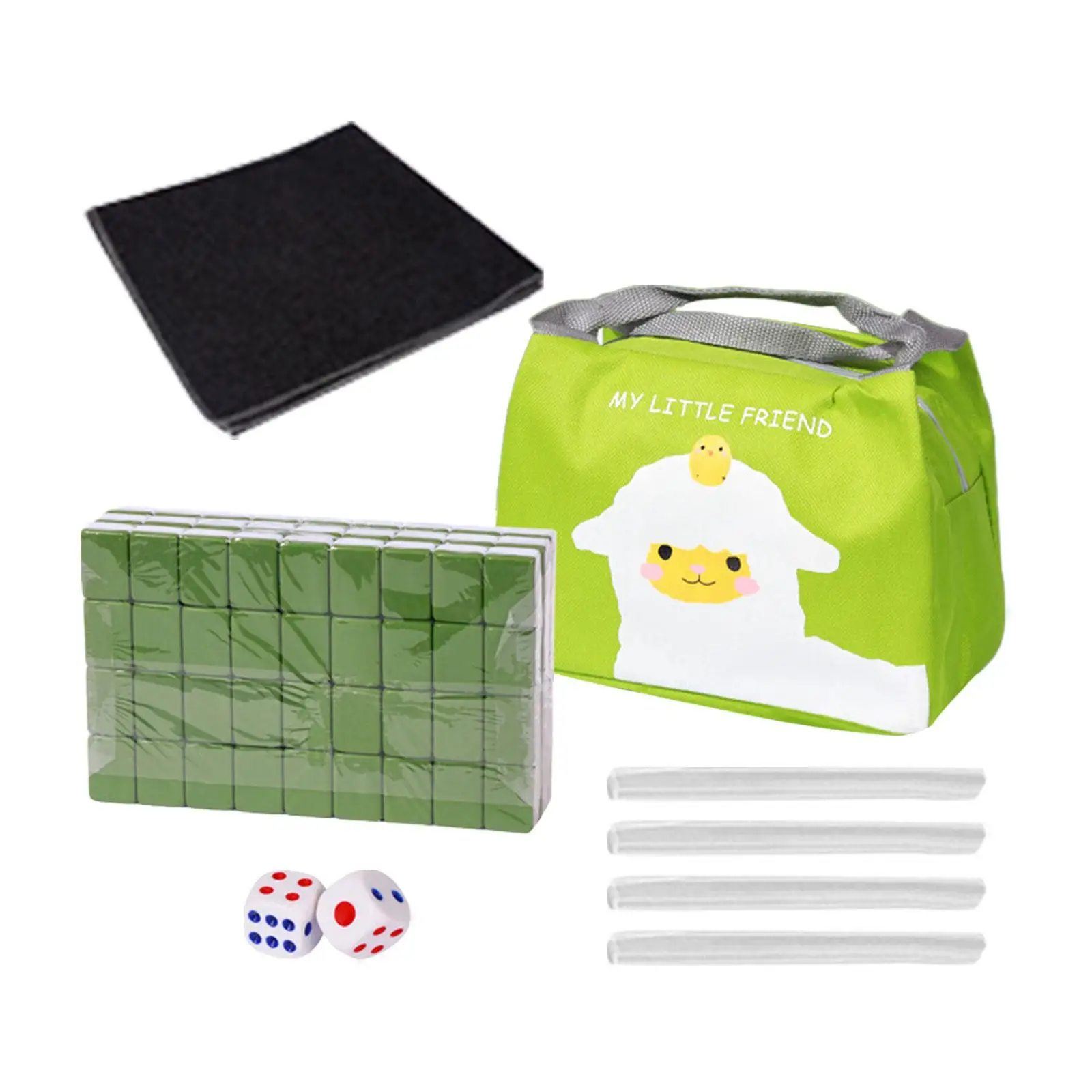 

Travel Mahjong Set 144 Sheets Strategy Table Game 24mm Traditional Entertainment