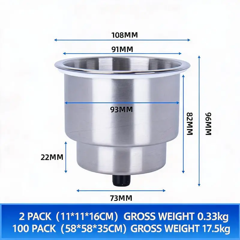 Stainless Steel Yacht Accessories Teacup Holder/marine Hardware Teacup Holder, Cup Holder/RV Cup Holder/yacht Accessories