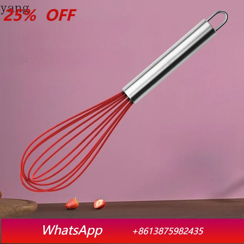 

LMM Stainless Steel Baking Handheld Egg Beater Kitchen Manual Egg Beater