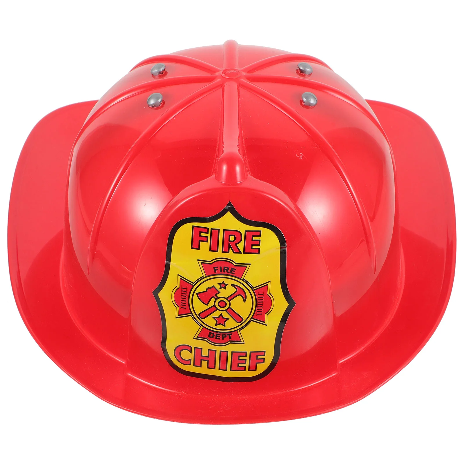 Firefighter Cosplay Hat Baby Make up Children Fireman Costume Prop Dad Bonnet