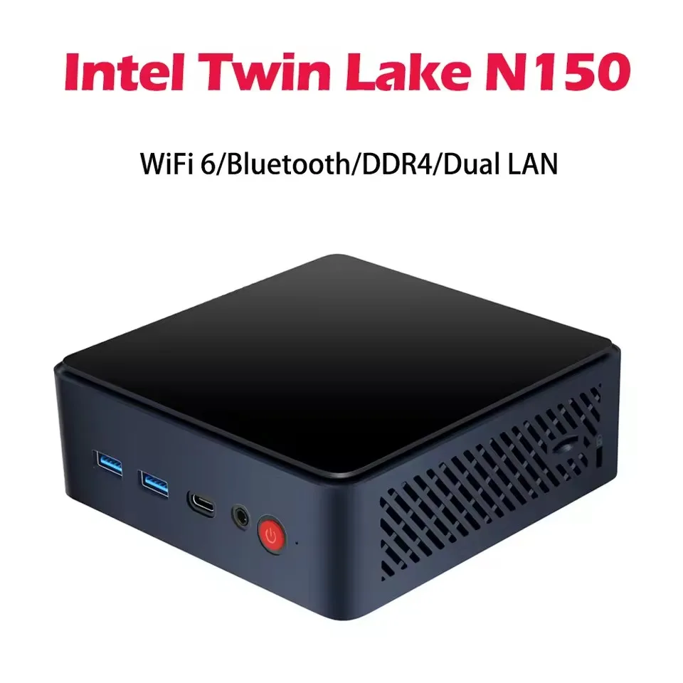 

SZBOX R10 R15 Intel N100 N150 Мини-ПК Windows 11 Pro WiFi6 Bluetooth DDR4 M.2 NVMe SSD Dual 2.5G LAN HDMI DP Настольный геймерский компьютер
