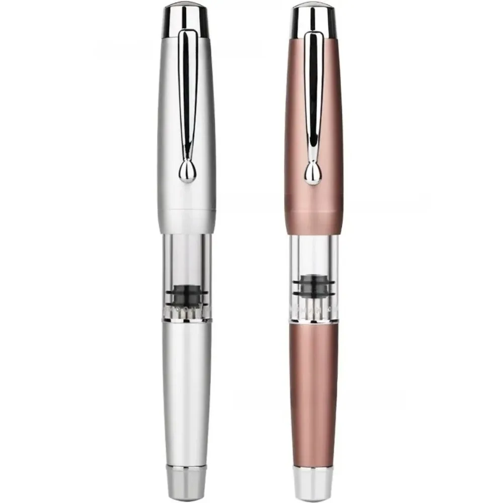 

Для MAJOHN T2 декоративная металлическая перьевая ручка - прессовая эластичная поршневая чернила, идеально подходит для взрослых студентов, деловой практики письма