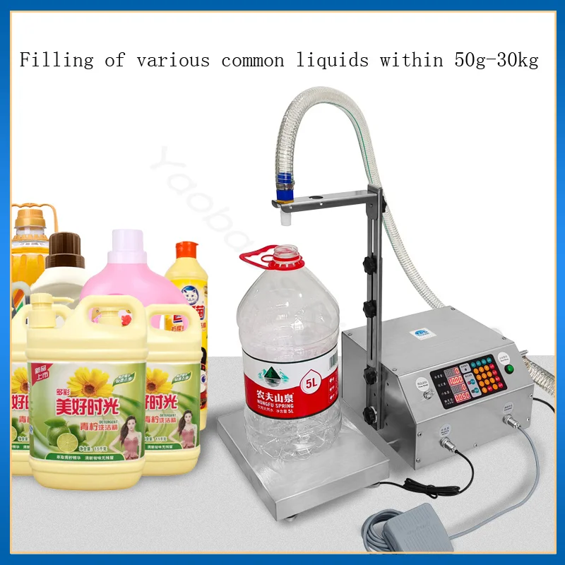 Liquid Filling Machine Commercial Viscous Liquid Shampoo Shower Foam Peanut Butter Quantitative Filling Machine