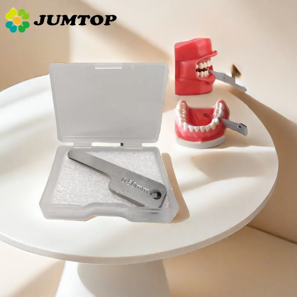 

Стоматологический IPR-манометр — инструмент для измерения зазора между зубами из нержавеющей стали для межпроксимального снижения и ортодонтической регулировки