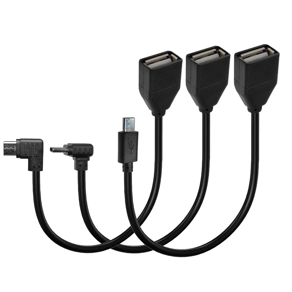 Adaptador de cabo USB tipo C para sincronização de dados, conversor para telefones Android, 25 cm