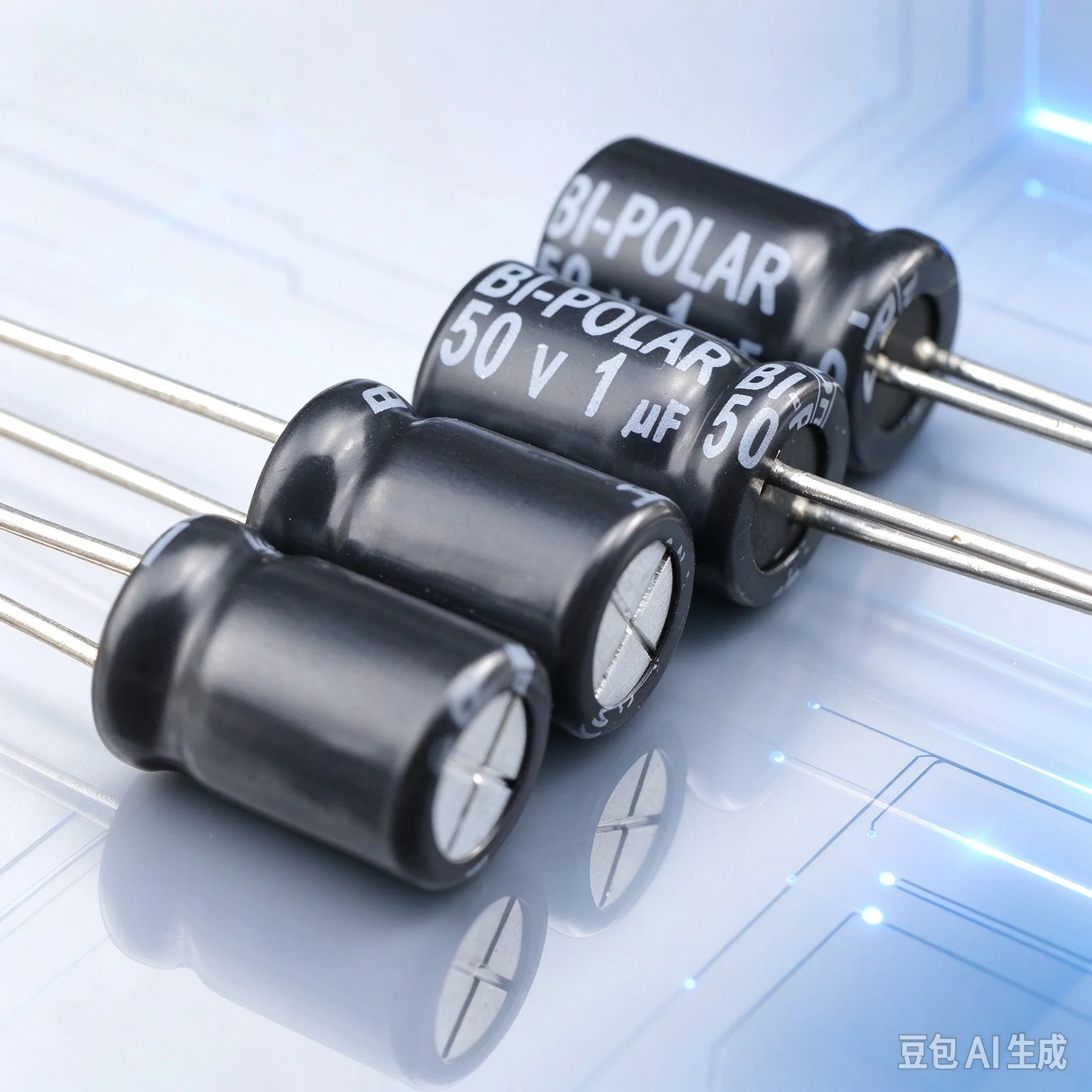 50pcs  Coupling for YUKON BP non-polar thick copper pin fever audio crossover electrolytic capacitor 50V1UF