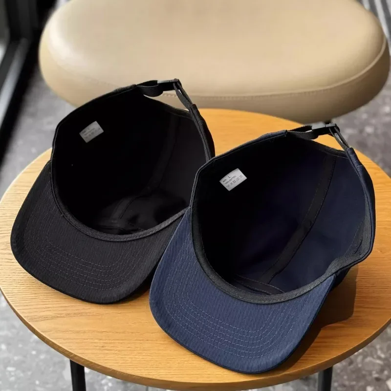 Nowe niestandardowe logo 5-panelowa bawełniana czapka z daszkiem 60 cm z dużą główką i płaskim rondem Zewnętrzna osłona przeciwsłoneczna Hip Hop Skate Hat dla mężczyzn i kobiet Gorras