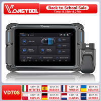 VDIAGTOOL VD70S BT Wireless Diagnostic Tool Bidirectional Scanner All System ECU Coding PMI 39+ Resets FCA AutoAuth CANFD DoIP