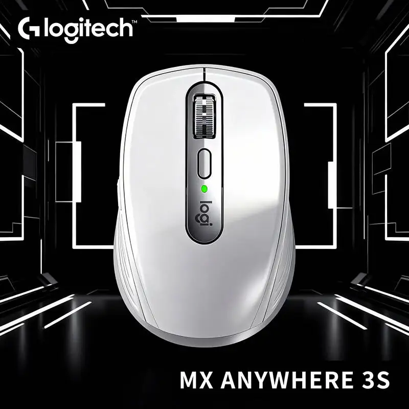 

Высокопроизводительная мышь Logitech MX Anywhere 3S — Darkfield 8000 точек на дюйм, синхронизация нескольких устройств, прокрутка MagSpeed, быстрая зарядка USB-C