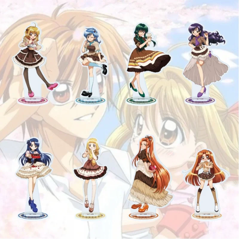 Figura Acrílica de Mermaid Melody Pichi Pichi Pitch, Coco Seira, Sara Caren, Rina, Base Decorativa, Accesorio de Cosplay, Llavero, Regalos