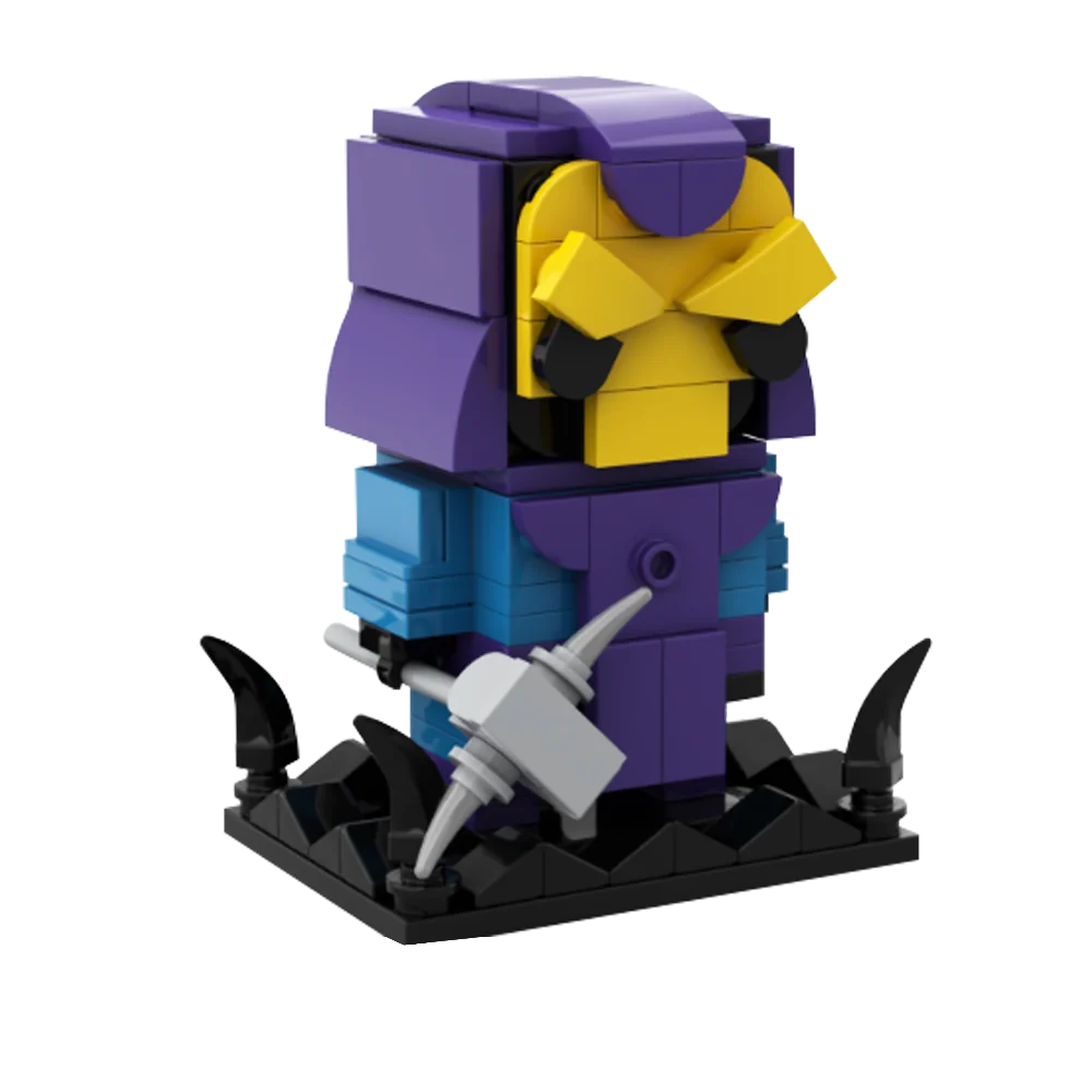 Moc Skeletor Brickheadz Building Blocks Anime Heman Figure DIY Model Sets Bricks Kids Birthday Toys Adult Decoration Gift