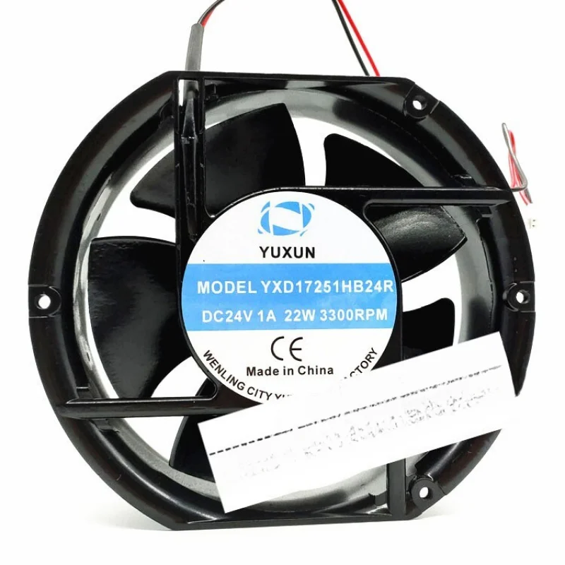 A+for  New 17CM YXD17251HB24R 24V 1A Inverter High Airflow Cooling Fan