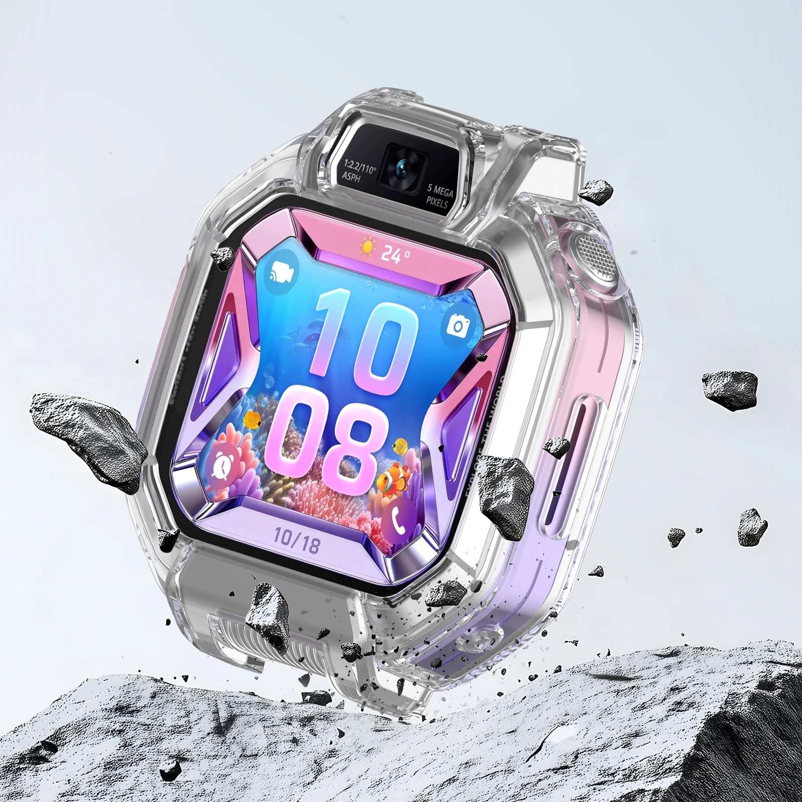 For Huawei Watch Kids X1/Watch Kids X1PRO TPU Electroplated Covers Wear Resist Anti-Scratch for Smartwatches Accessories