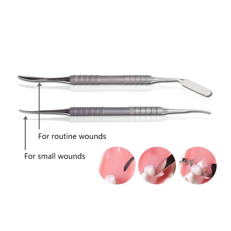 Double Ends Dental Implant Periosteal Elevator Separator Peristeel Splitter Tool