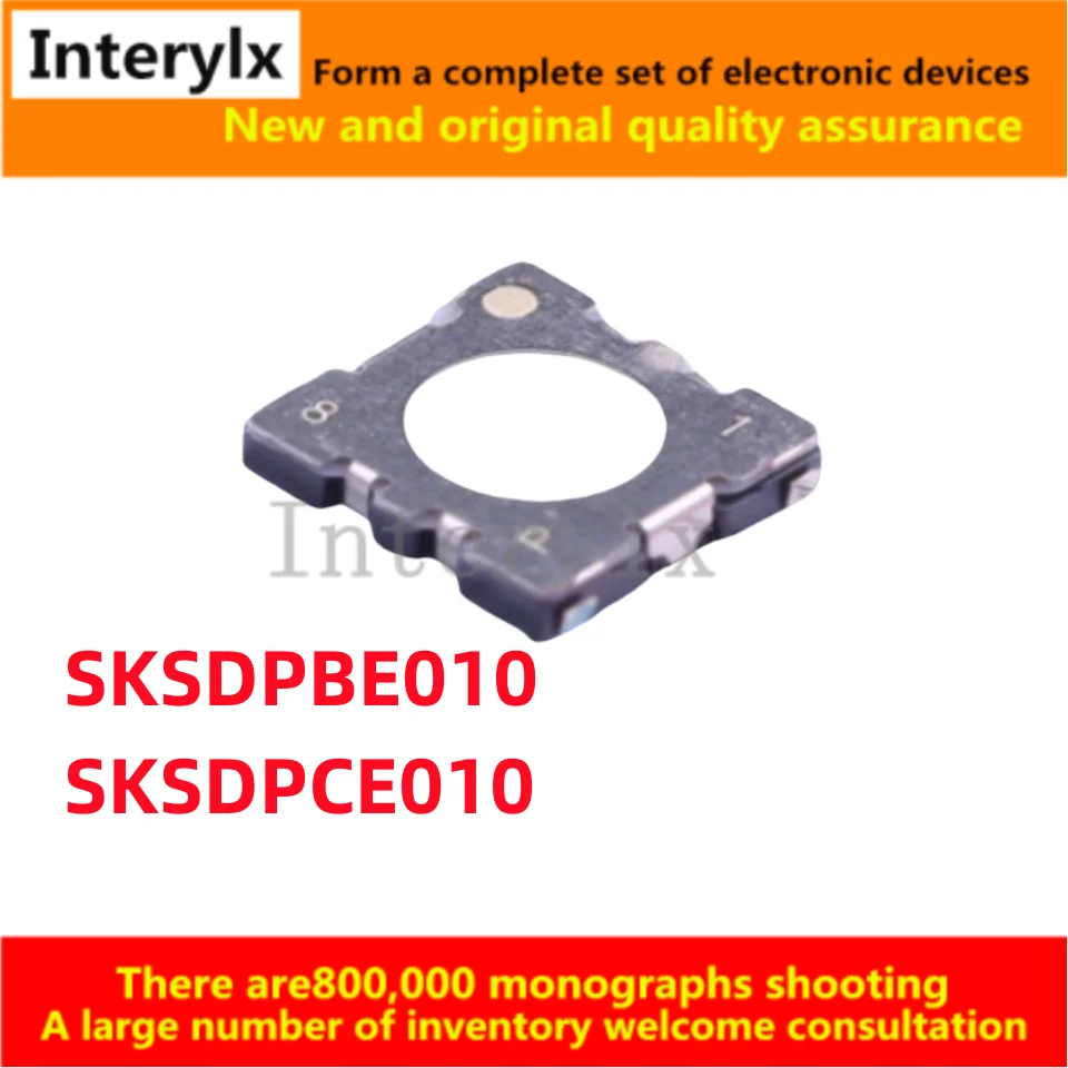 10 قطعة/الوحدة جديد SKSDPBE010 SKSDPCE010 4.1*3.9 مللي متر 4*4 SMD كاميرا مصراع اللمس التبديل اثنين التروس بنقرة مزدوجة زر التحرك قليلا