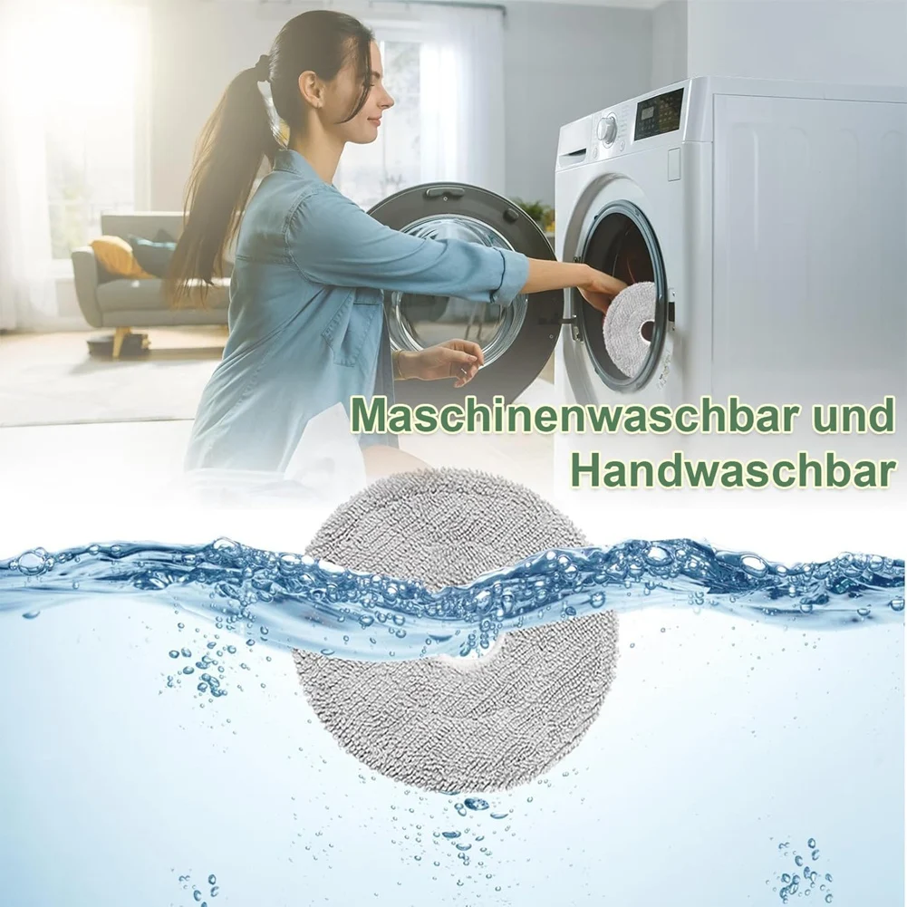 

ABWM-Dreame X40 Ultra Accessories Mop Pads For Dream Washable Microfiber Replacement Pads