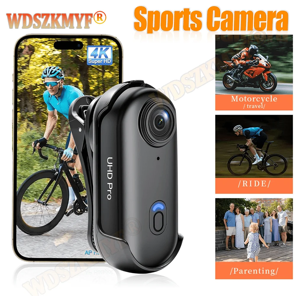 h88-4k-fhd-1080p屋外スポーツカメラ、ヘルメット装着用、バイク、自転車、スポーツ、ミニ撮影、アクションボディカム、ビデオ録画機能付き