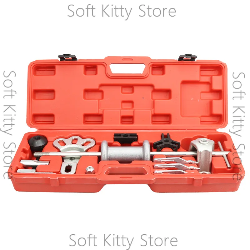2/3 Jaw Internal/External Slide Hammer Puller Set Rear Wheel Axle Hub Dent Shaft Puller Tool Front Wheel Hub Bearing Remover Kit