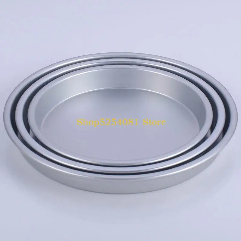 AXYC 7/8/9 Inch Non Pizza Pan Aluminum Alloy Round Plate Tray Cake Mold Kitchen Bakeware Baking Tools