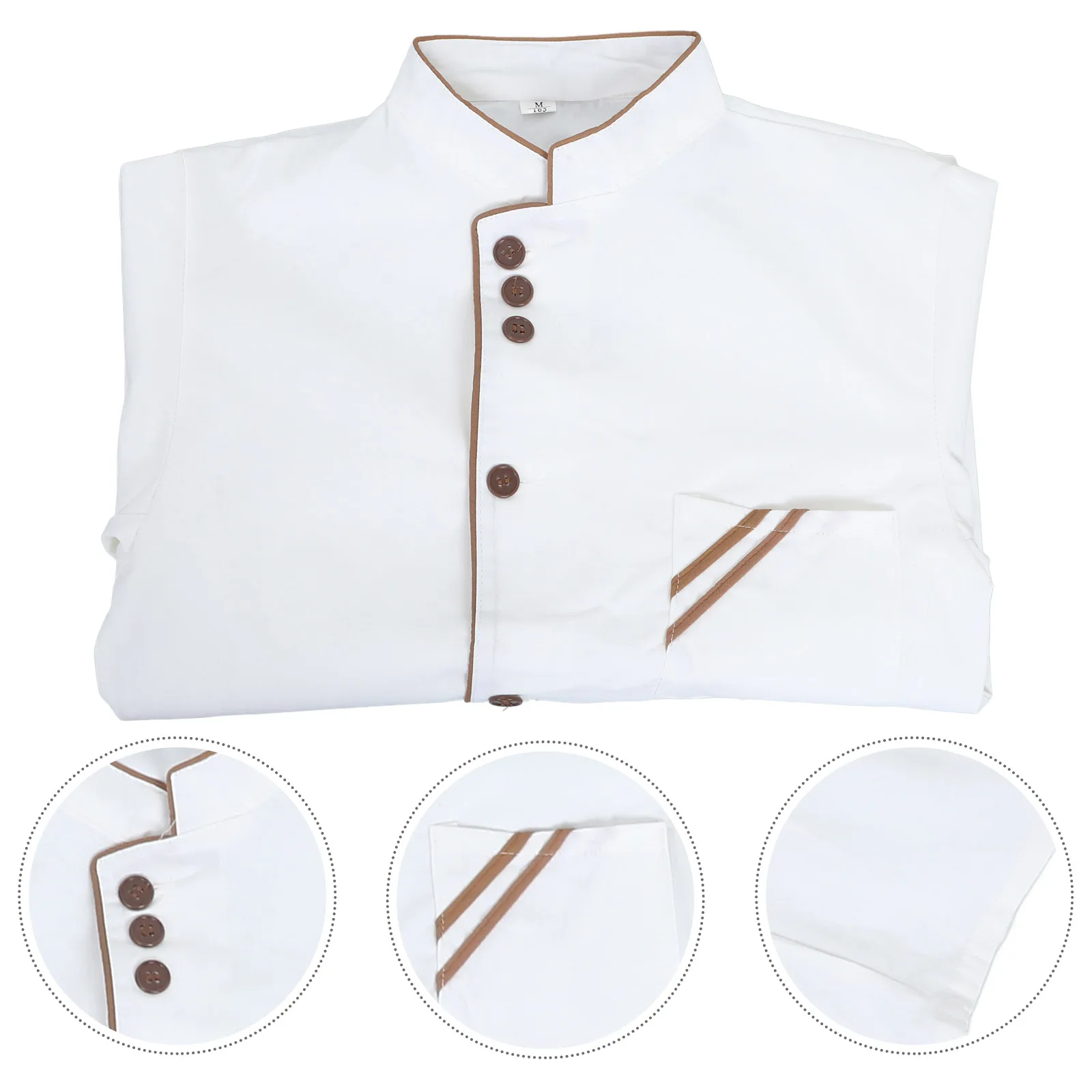 

Long Sleeve Unisex Premium Oil Resistant Easy Wash Practical Clothing For Restaurant Hotel Kitchen Bakery Size M