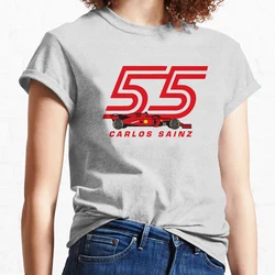 Carlos Sainz Tee women Y2K funny tshirt girl manga funny clothes