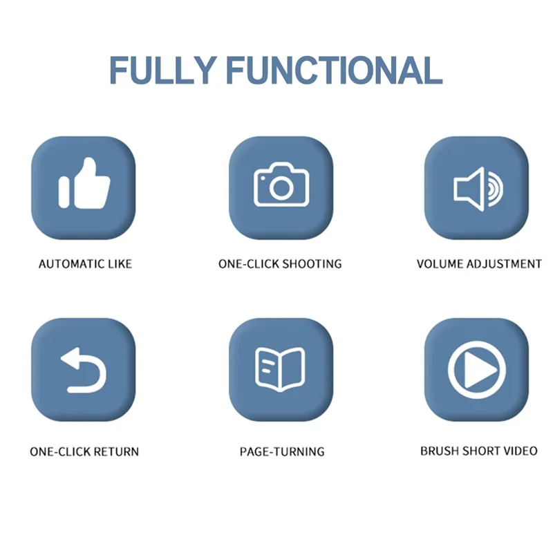 -A25M بلوتوث التحكم عن بعد التحكم عن بعد التحكم عن بعد سهلة الاستخدام الهاتف المحمول E Book Flipping