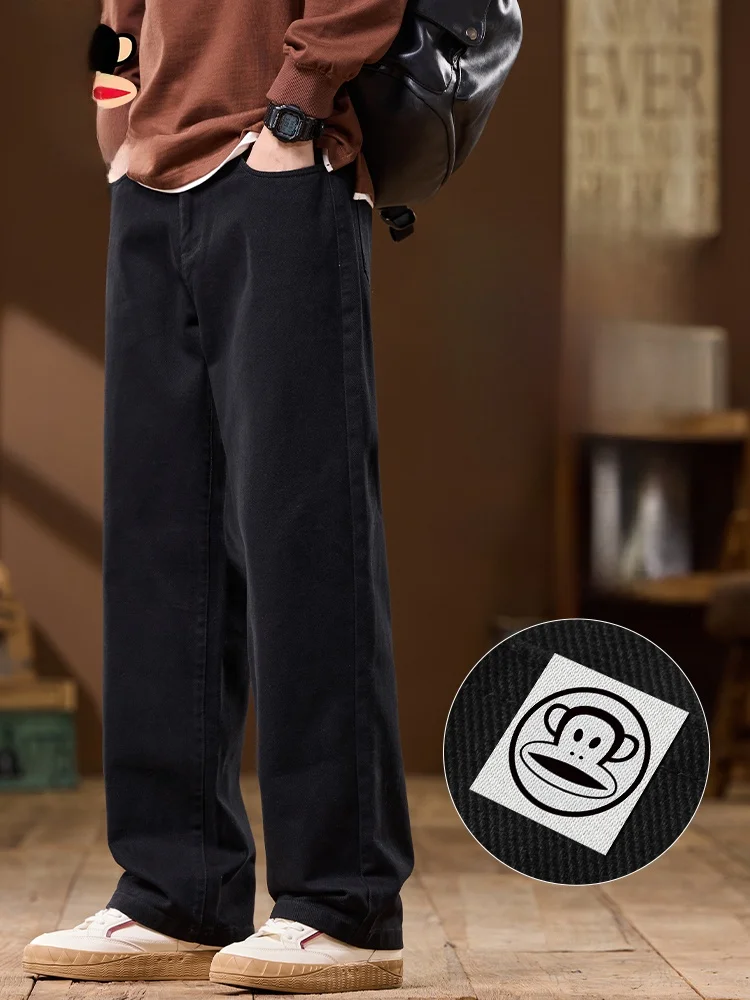 

PaulFrank American Sle Loose Straight Leg Cotton Casual Pants Men's Spring Autumn Trendy Brand Breathable Comfortable Workwear