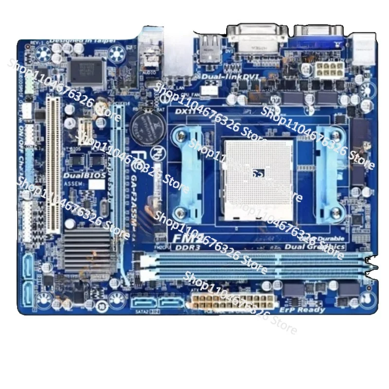 

Original Board GA-F2A55M-DS2 DDR3 Desktop Boards Socket FM2 A55 64GB Boards 100% Tested