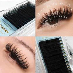 Abonnie Cashmere Classic Eyelashes Matte Black Eyelash Extensions Fluffy Volume Cilios